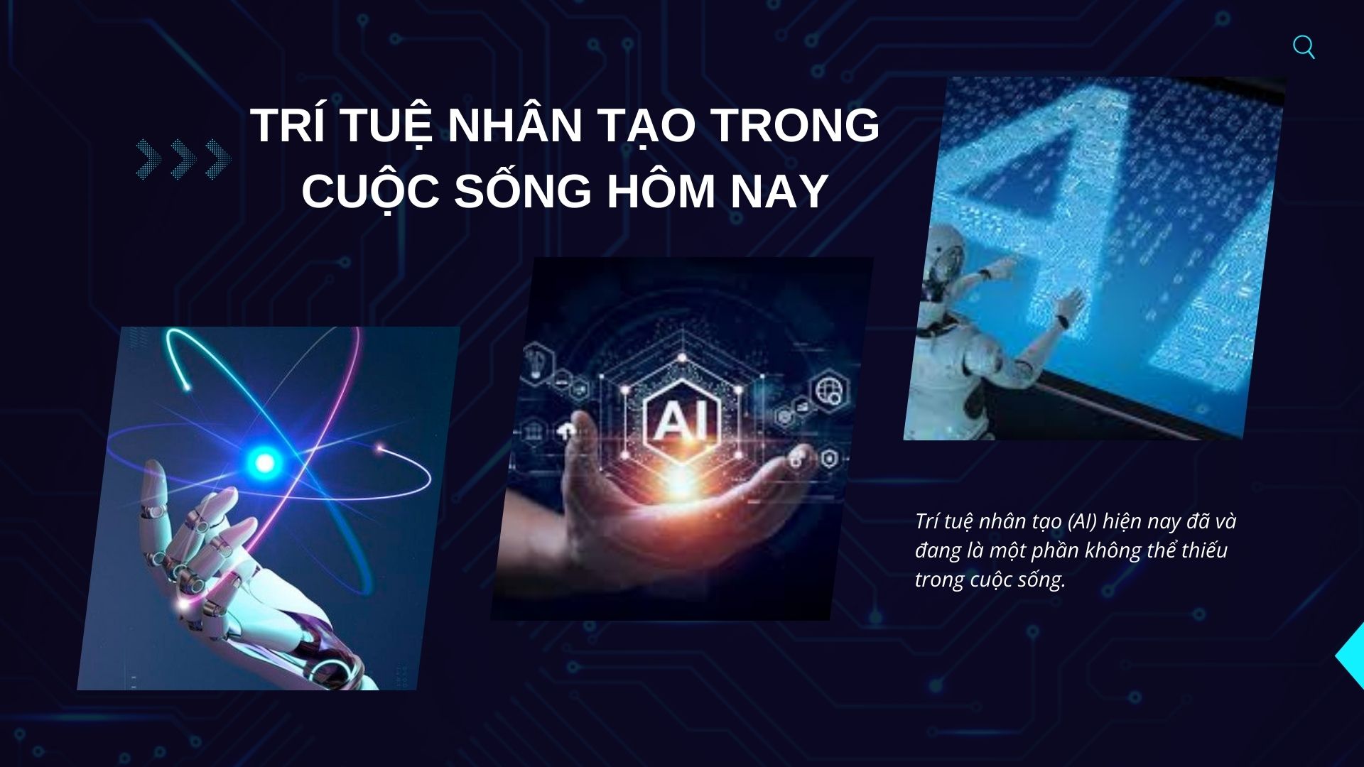 Trí tuệ nhân tạo trong cuộc sống hôm nay Cuộc cách mạng số